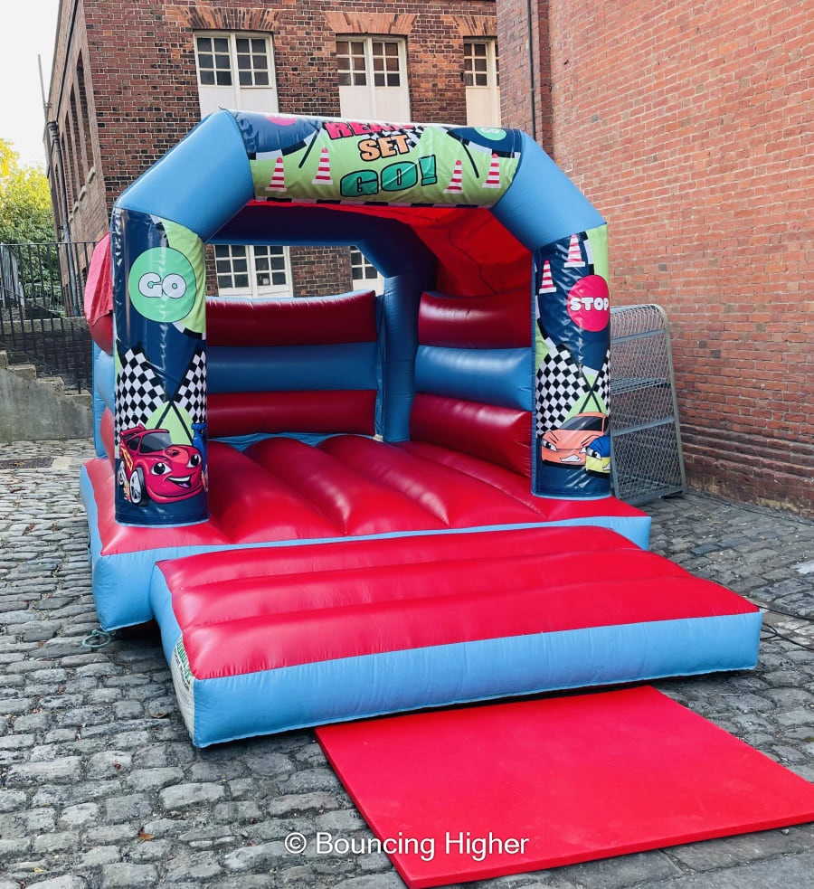 Race Car Bouncy Castle Bouncy Castle and Soft Play Hire in Dartford